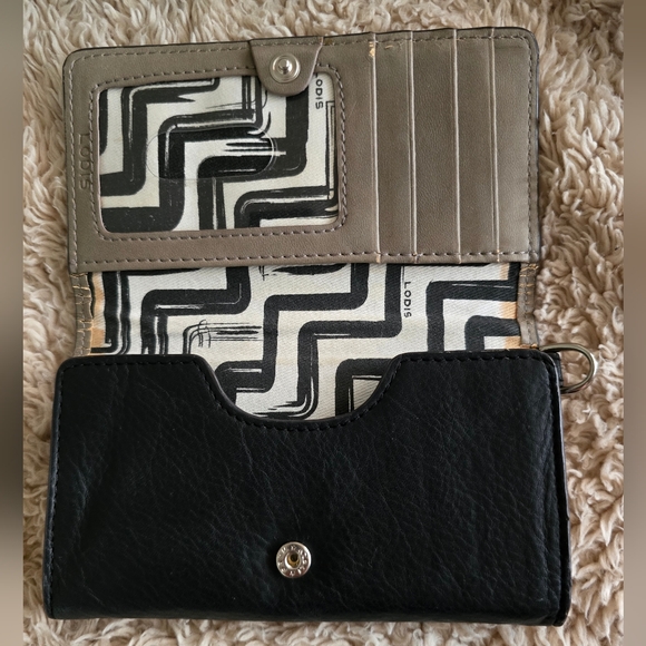 Lodis Leather Wallet Wristlet by with RFI. EUC Box Included. - Picture 4 of 13